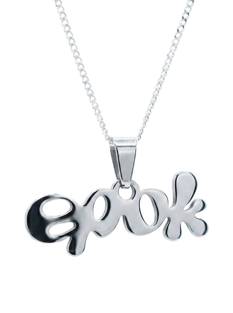 Chaîne Epok, pendentif au logo signature epok — visuel 1