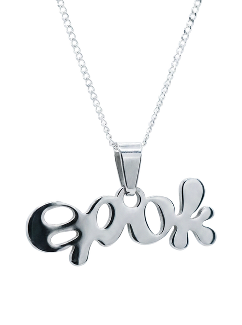 Chaîne Epok, pendentif au logo signature epok — visuel 1