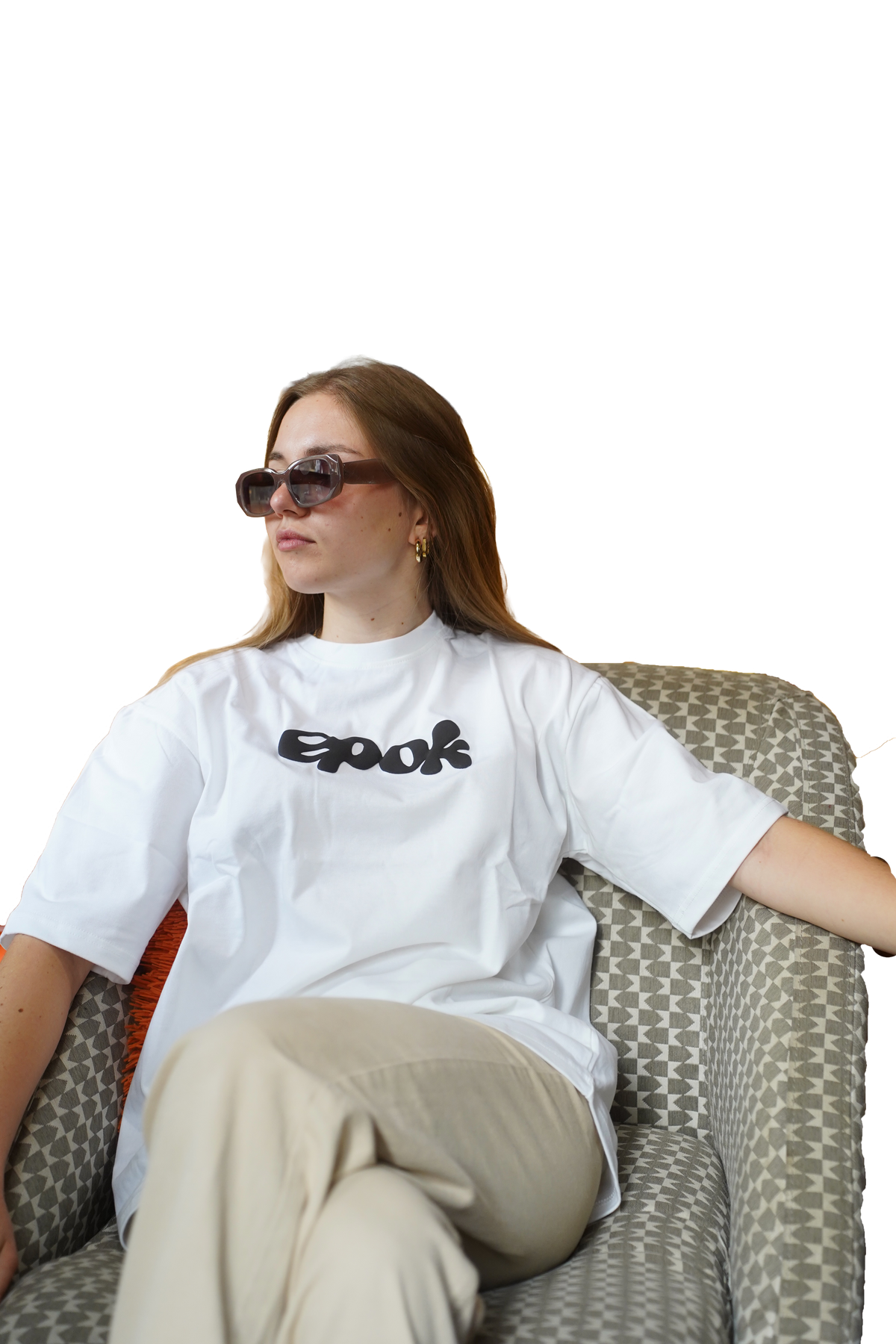 Tee-shirt Rubber Hose blanc epok, imprimé rétro cartoon — visuel 4
