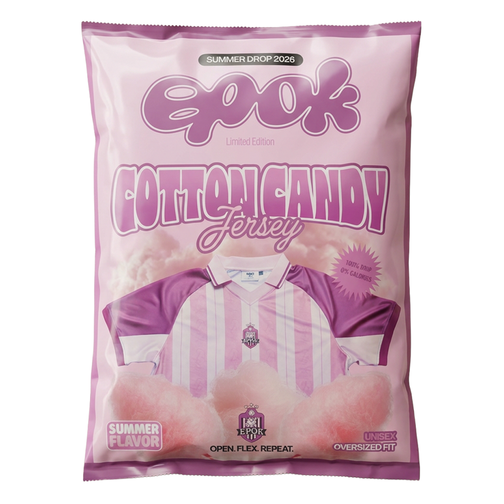Maillot Jersey Cotton Candy epok, coloris barbe à papa — visuel 5
