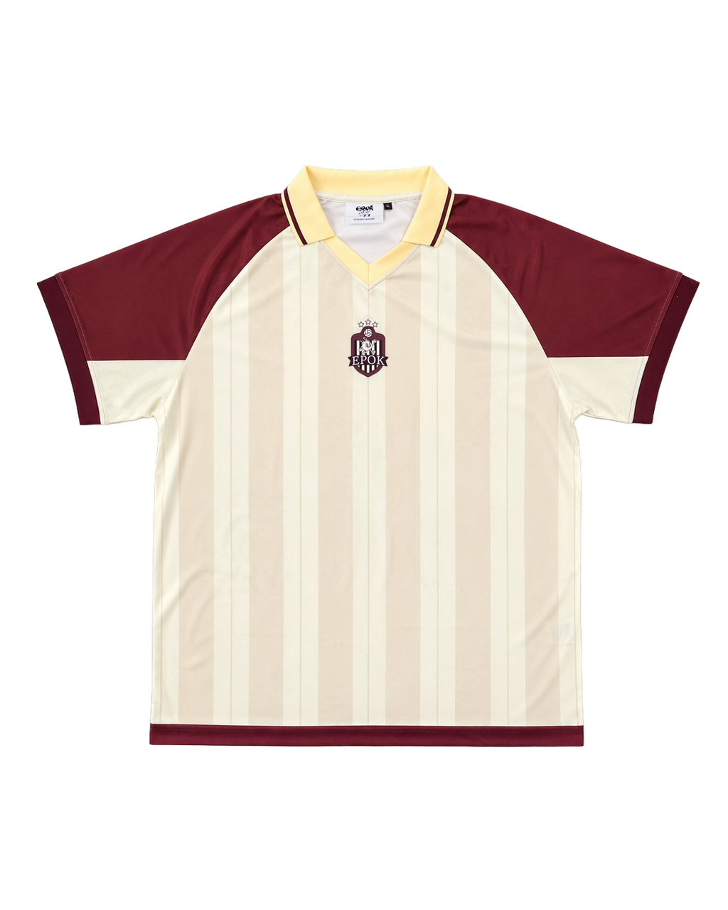 Maillot Jersey Cherry & Cream epok, coloris cerise et crème — visuel 1