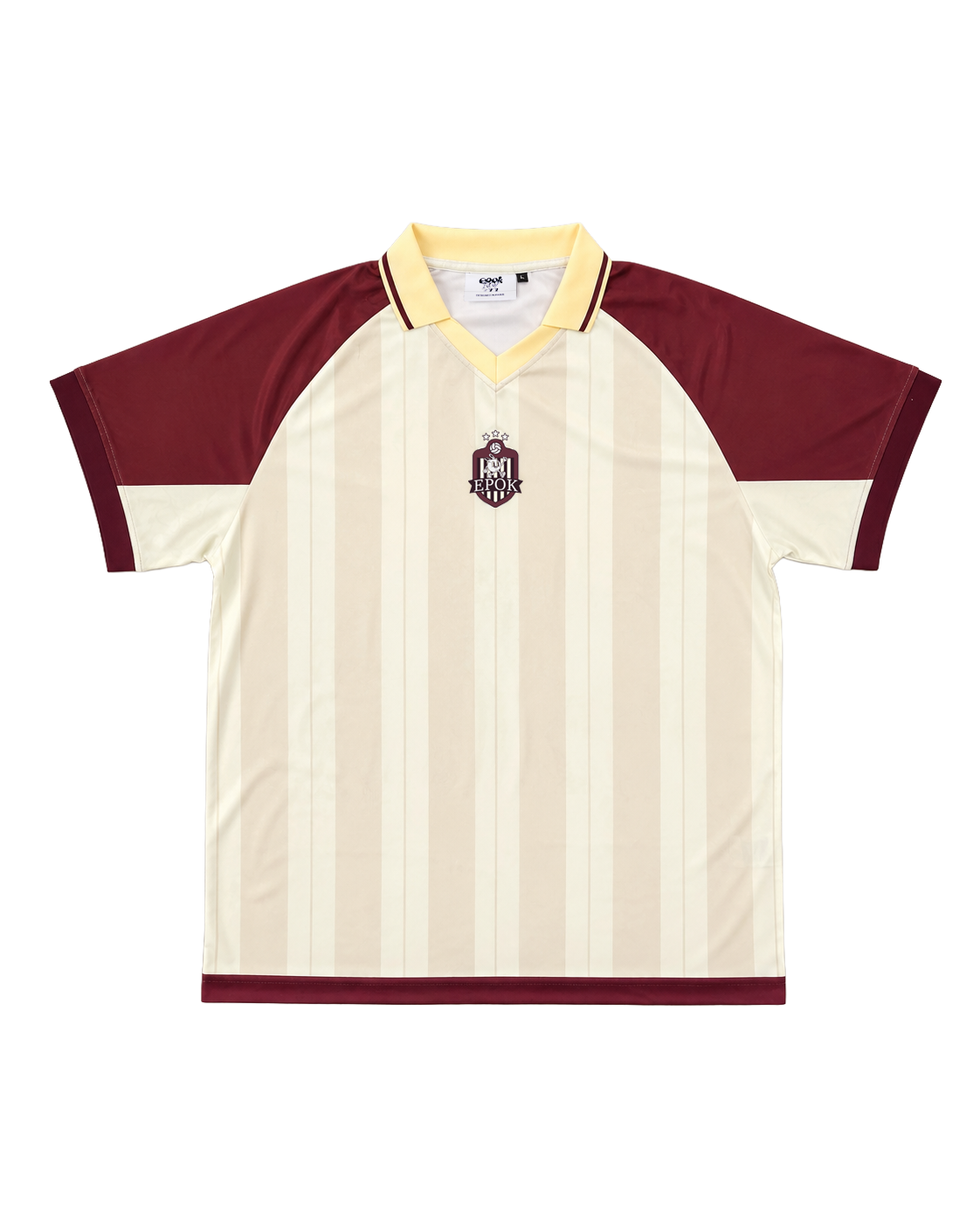 Maillot Jersey Cherry & Cream epok, coloris cerise et crème — visuel 1