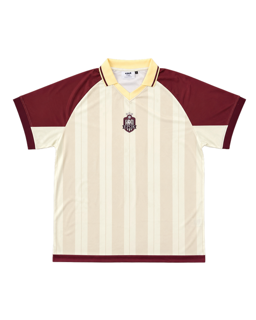 Maillot Jersey Cherry & Cream epok, coloris cerise et crème — visuel 1
