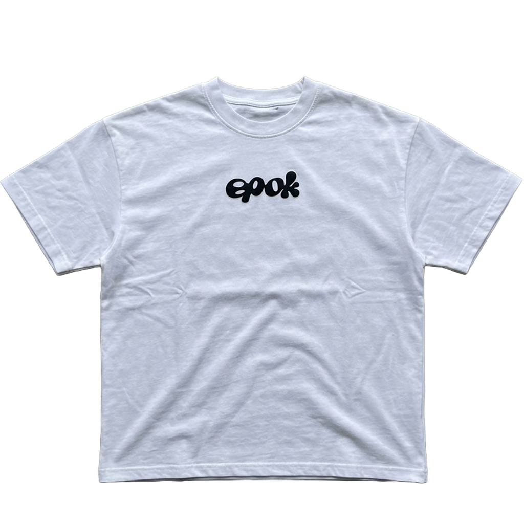 Tee-shirt Rubber Hose blanc epok, imprimé rétro cartoon — visuel 1