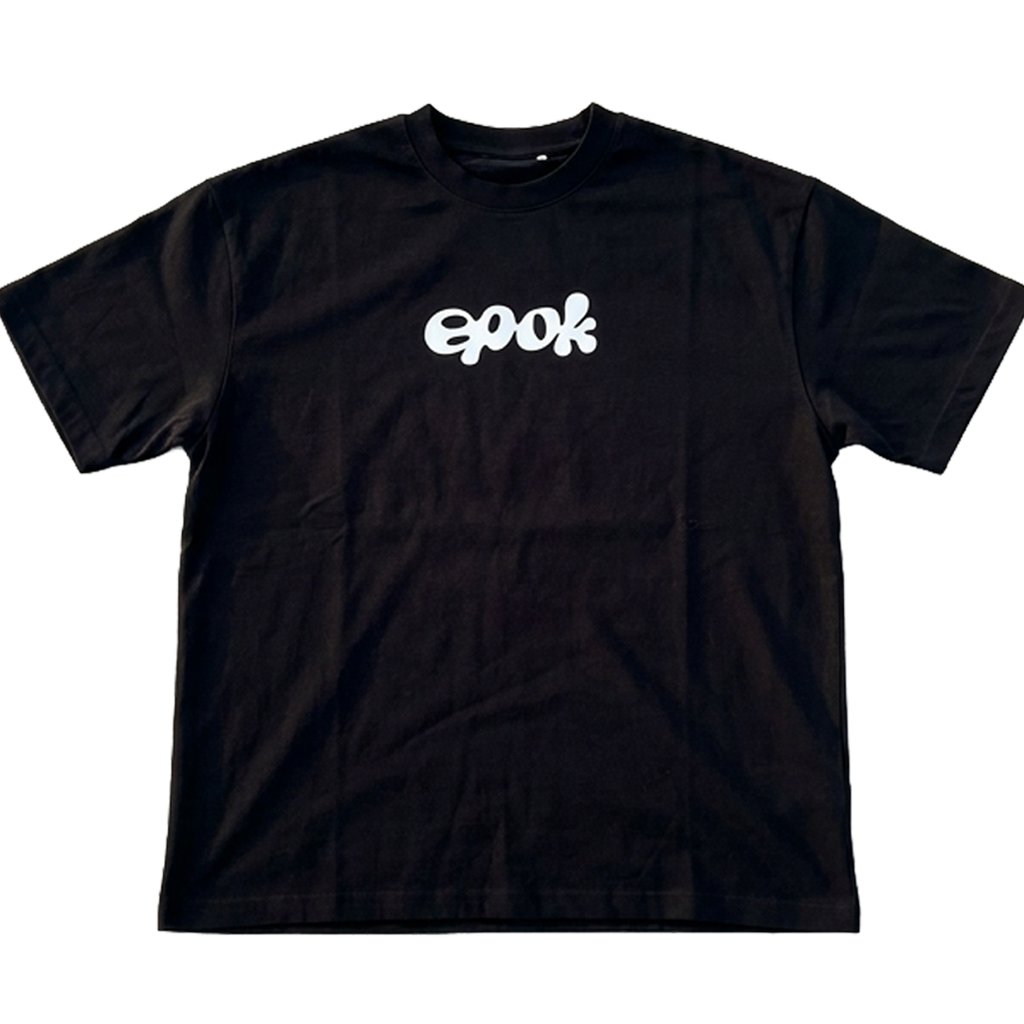 Tee-shirt Rubber Hose noir epok, imprimé rétro cartoon — visuel 1