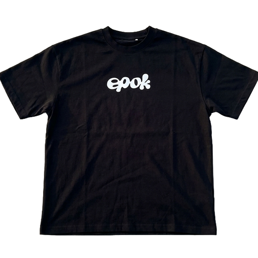 Tee-shirt Rubber Hose noir epok, imprimé rétro cartoon — visuel 1